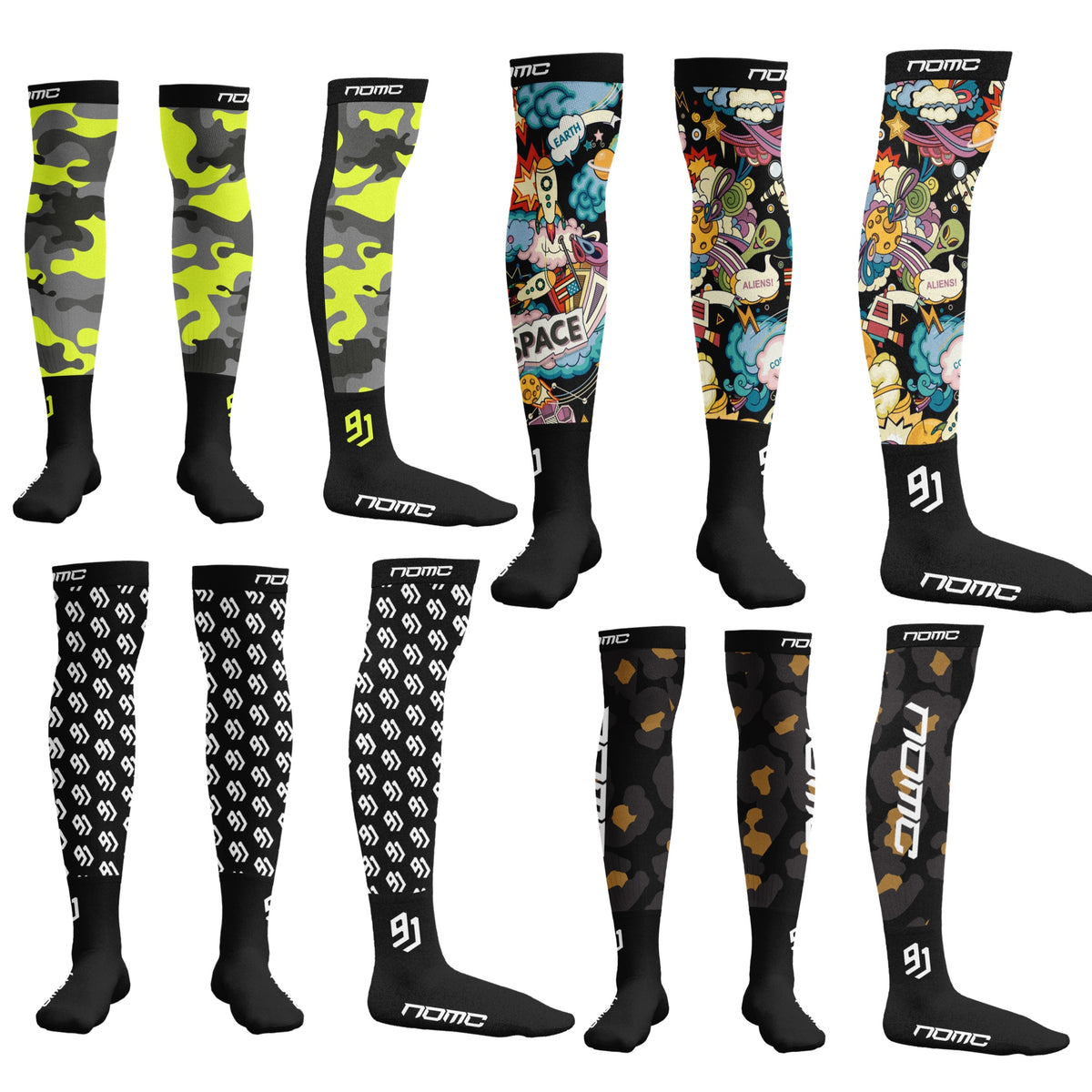 Alpinestars Knee Brace Socks - EU 42 1/2-47 1/2, Technical Sports